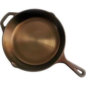 Koock Amsterdam® Skillet gepolijst gietijzer - 25cm - koekenpan - PFAS vrij - geschikt voor alle warmtebronnen