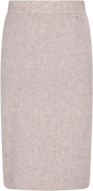 DreiMaster - Klassik - Kokerrok - Grijs - Knielengte - Slanke Pasvorm