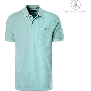 Chris Cayne heren poloshirt - maat 3XL - valt klein - polo heren - 3078 - turquoise - korte mouwen - polo 3XL