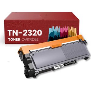Toner - Brother TN-2320 XL - Zwart - 2600 Pagina's