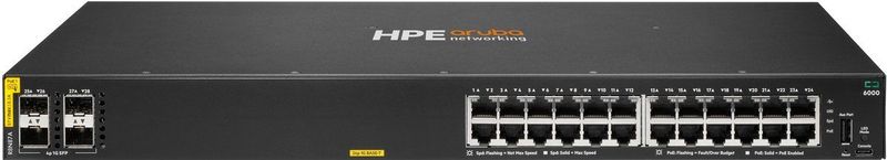 Hewlett Packard Enterprise - Aruba 6000 - Managed L3 Gigabit Ethernet - 24G - PoE - 370W