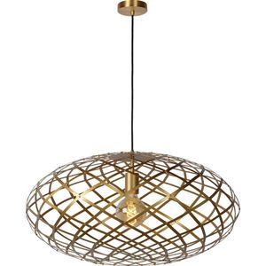 Lucide WOLFRAM - Hanglamp - Ø 65 cm - 1xE27 - Mat Goud / Messing