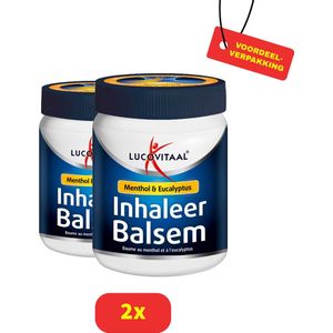 Lucovitaal Inhaleer Balsem - 2 x 100 gr voordeelverpakking