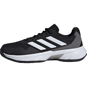 adidas Performance CourtJam Control 3 Clay Tennisschoenen - Unisex - Zwart- 49 1/3