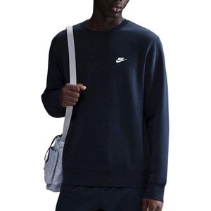 Nike - Club - Fleeceshirt - Wit - Geborstelde Fleece