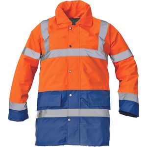 Cerva SEFTON jas 03010073 - HV Oranje/Koningsblauw - M