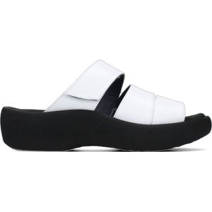Wolky Slippers Aporia wit leer