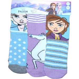 Disney Frozen- sokken Disney Frozen - 3 paar - Meisjes - maat 23-26