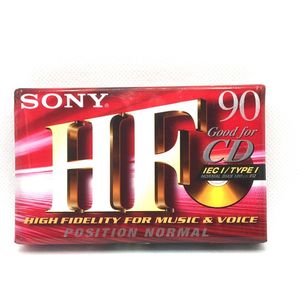 Sony HF 90 position normal Cassettebandje - Uiterst geschikt voor alle opnamedoeleinden / Sealed Blanco Cassettebandje / Cassettedeck / Walkman.