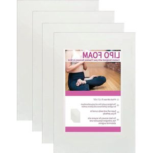 KaiHeng 4-pack Lipofoam Pad voor Post Chirurgie AB Board - Liposuctie Chirurgisch Foam Board - 8"" x 11"" x 0.5"" - Helpt bij Liposuctie Abdominoplastiek - Armen en Dijen Vet