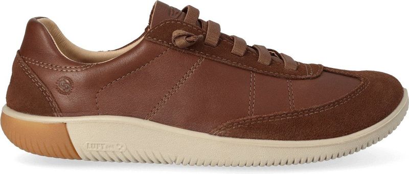 Keen - KNX T-Toe - Heren Sneakers - Dark Earth/Plaza Taupe - Leer