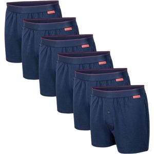 Undiemeister Losse Boxershort Heren - Storm Cloud (Blauw) - 6-Pack - Mellowood Tencel - Ademend, Anti-Bacterieel & Naadloos Ondergoed - Premium Onderbroeken Heren - Maat S