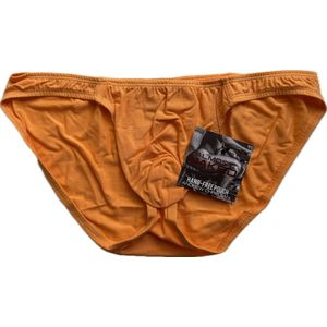 Andrew Christian ALMOST NAKED® No-Show Ultra Low Rise Brief Tangerine - MAAT S - Heren Ondergoed - Slip voor Man - Mannen Brief