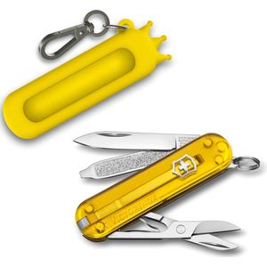 Victorinox Classic SD Zakmes met Sunny Side Siliconen Hoes Tuscan Sun