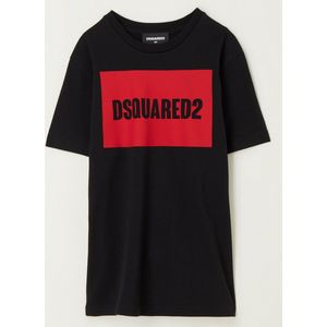 Dsquared2 T-shirt - Zwart/ Rood - Maat 128