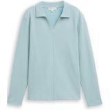 Tom Tailor Shirt met lange mouwen en polokraag