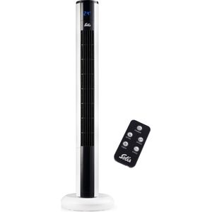 Solis Easy Breezy 757 Torenventilator - Ventilator Staand met Afstandsbediening - Timerfunctie - 44,8 dB - 91 cm Hoog - Wit