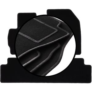 Complete set veloursmatten voor: Mazda Premacy II minivan (2005-2010)