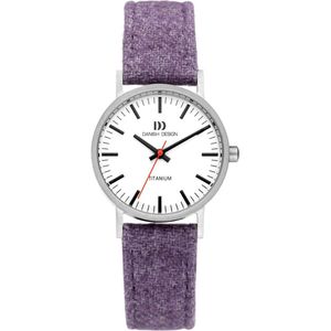 Danish Design horloge Rhine Vegan Lavender Small IV43Q199 - Silver - Analog