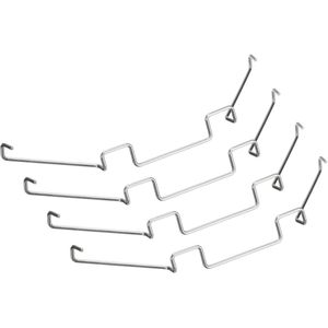 4 stuks ventilatorclips voor CPU-koeler met 9 cm lange kabel - bovenhaakontwerp - PC-moederbord en CPU-radiatoren - snelle installatie