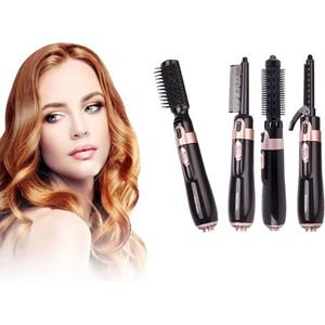 Beautysonic - Föhnborstel - Zwart - 4 in 1 - 4 Opzetstukken