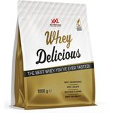 XXL Nutrition - Whey Delicious - Aardbei - Wei Eiwitpoeder met BCAA & Glutamine, Proteïne poeder, Eiwit shake, Whey Protein - 1000 gram (Zak)