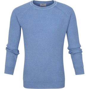 Suitable - Prestige Pullover Cris Blauw - Heren - Maat M - Modern-fit