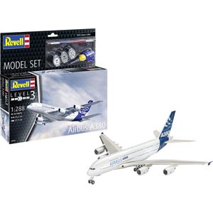 1:288 Revell 63808 Airbus A380 Vliegtuig - Model Set Plastic Modelbouwpakket