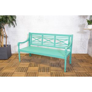 Louis tuinbank - 3 zits - turquoise