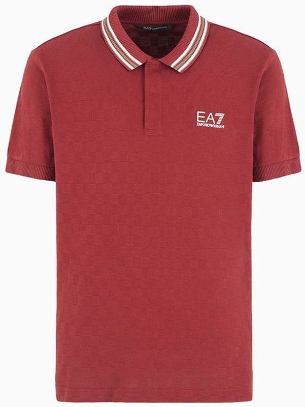 Ea7 Emporio Armani 6dpf14-pjzsz Korte Mouw Poloshirt Rood L Man
