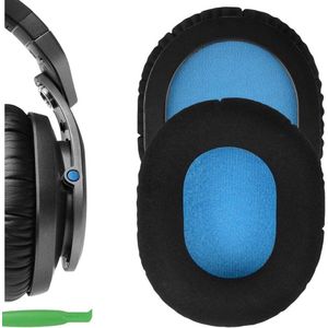 Vervangende oorkussens voor Sennheiser HD8 DJ Hoofdtelefoon - Velours Oorkussens - Zwart