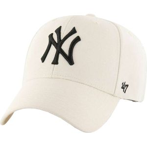 47 Brand MLB New York Yankees Cap B-MVPSP17WBP-NT, Mannen, Beige, Pet, maat: One size