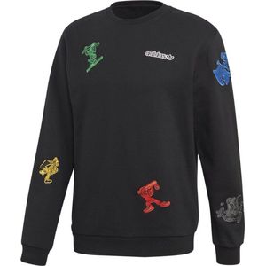 adidas Originals Goofy Crew Sweatshirt Mannen Zwarte Xs