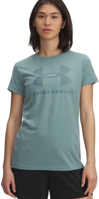 Under Armour - Ua Rival Logo Ss - Sportshirt - Groen