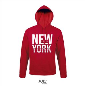 Hoodie 359-97 New York - 4xL, Rood