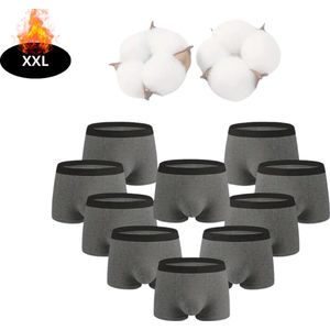 Nivard Onderbroeken Heren - Boxershort - Ondergoed - Boxer - Underwear - Mannen - 10 Pack - Donkergrijs - S