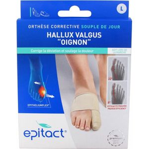 Epitact Corrigerende Orthese met Epithelium Flex maat L - bunion - grote teen corrector - corrigeert scheefgroei - verlicht pijn - wasbaar