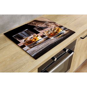 Inductiebeschermer - Whisky - 60x60 cm - Inductiebeschermer - Inductie Afdekplaat Kookplaat - Inductie Mat - Anti-Slip - Keuken Decoratie - Keuken Accessoires