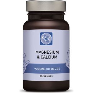 Calcium Magnesium - 60 capsules | Essentiële Mineralen voor ondersteuning van Botgezondheid, Spierfunctie en Hartgezondheid - Kala Health