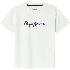 Pepe Jeans New Art T-shirt Met Korte Mouwen Wit 4 Years Jongen