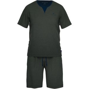 TOM TAILOR Dallas Heren Loungewear set - korte broek - korte mouw - Groen