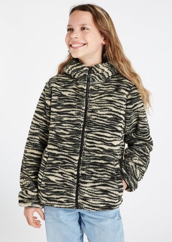 Protest - PRTHOSTAR JR - Fleece Vest - Tijgerprint - True Black