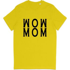 T Shirt Dames - Geweldige Moeder - Geel - Maat 3XL