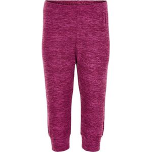 Color Kids - Fleece broek voor baby's - Melange - Donkerrood - maat 74cm