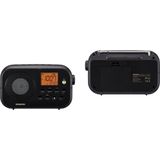Sangean - SPRD12BK/BK - Draagbare Radio - Zwart - Compact