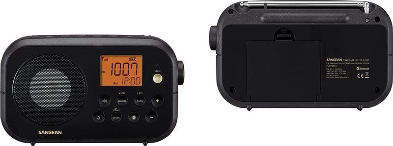 Sangean - SPRD12BK/BK - Draagbare Radio - Zwart - Compact
