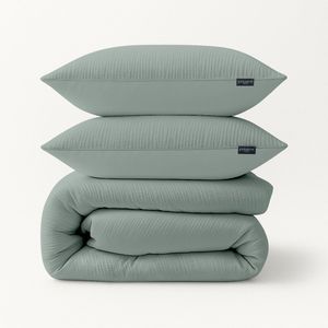 Dekbedovertrek - Effen - 200x200 cm - Katoen - Mousseline