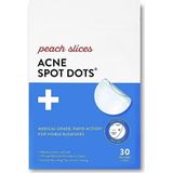 Peach Slices Acne Spot Dots, Hydrocolloid - Snelwerkende Acne Pleisters - 30 stuks