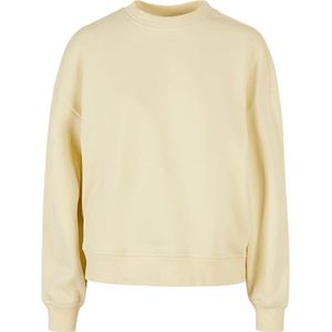 Ladies Oversized Crewneck Sweater met ronde hals Soft Yellow