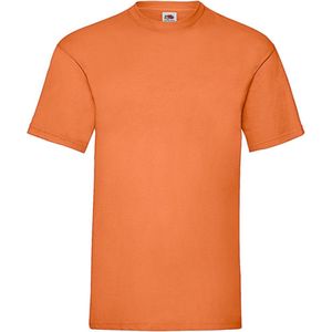 Fruit of the Loom - 5 stuks Valueweight T-shirts Ronde Hals - Oranje - S